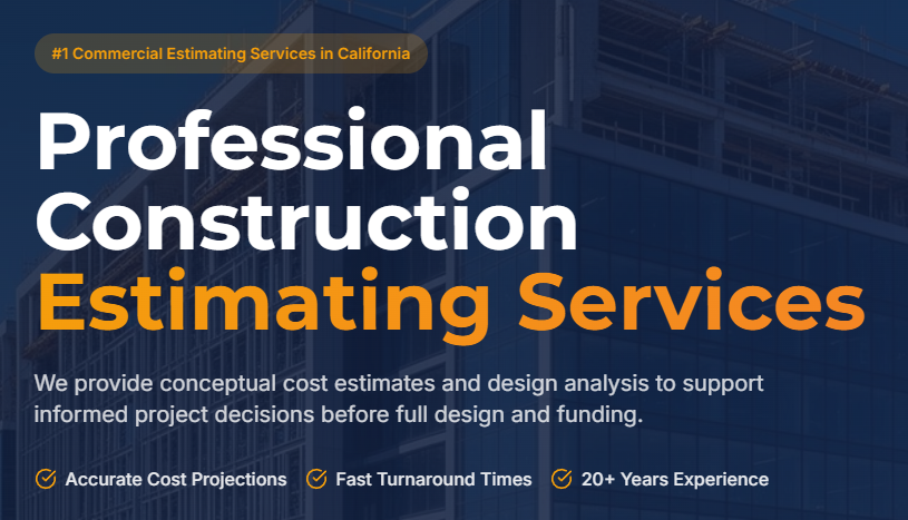 Estimate California | Professional Construction Estimating Services